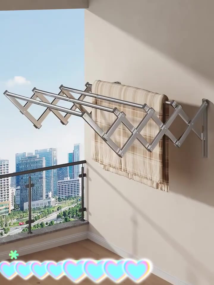 𝐌𝐚𝐫𝐬 Inox 304 Giàn Phơi Thông Minh Sào Phơi Dồ Gấp Gọn Thể Điều Chỉnh Giá Phơi Quần Áo Nhỏ Gọn đa năng | BigBuy360 - bigbuy360.vn