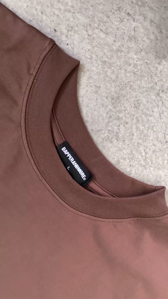 Áo Phông Trơn DAPPERANDMORE Choice Basic Tee Form Rộng Oversize 100% Cotton 250gsm - Áo Thun Trơn | BigBuy360 - bigbuy360.vn