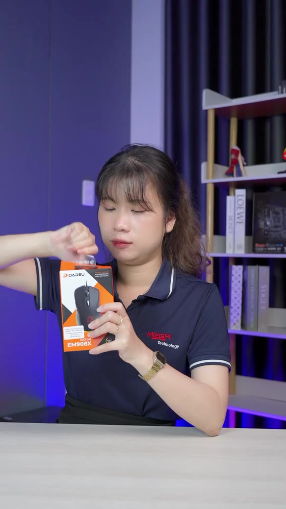 Chuột Gaming Dareu EM908X - Optical Switch (LED RGB, BRAVO sensor) | BigBuy360 - bigbuy360.vn
