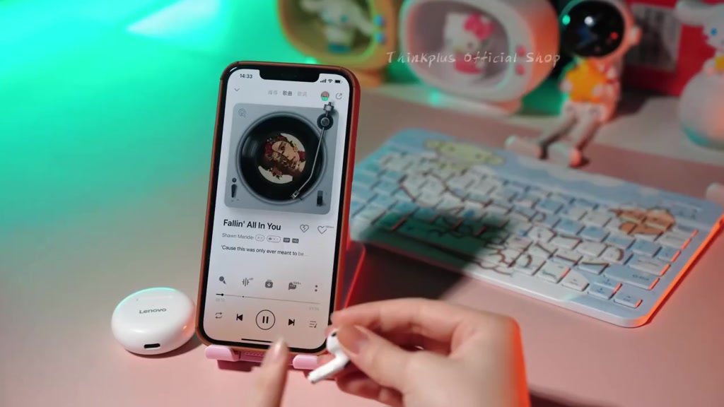 Tai nghe Lenovo HT38 Tai nghe không dây Tai nghe Tai nghe Tai nghe MIC chất lượng cao Độ bền lâu Chính hãng | BigBuy360 - bigbuy360.vn