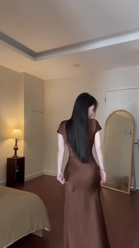 Đầm Lụa Có tay cổ tim dáng suông form dài không mút không dây kéo,Váy lụa dài đi chơi đi làm dự tiệc sang chảnh | BigBuy360 - bigbuy360.vn