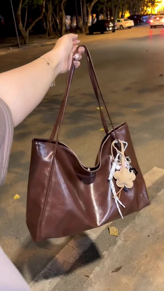 Túi Xách Nữ Tote Công Sở Hai Dây Da Trơn Mềm Để Cừa A4  Đi Chơi Đi Du Lịch Cunstore CUN099 | BigBuy360 - bigbuy360.vn