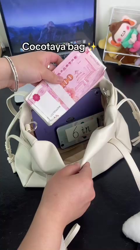 （COCOTAYA）Dannia Bag Túi đeo vai dây rút xếp ly phong cách mới, Túi xách nữ thông thường, Túi đeo nách | BigBuy360 - bigbuy360.vn