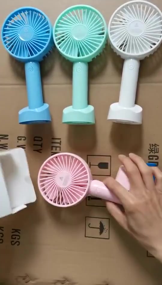 Quạt Cầm tay, Quạt tích điện mini cầm tay để bàn nhỏ gọn 3 tốc độ gió N9 có pin sạc đi kèm,Bảo hành 12 Tháng | BigBuy360 - bigbuy360.vn