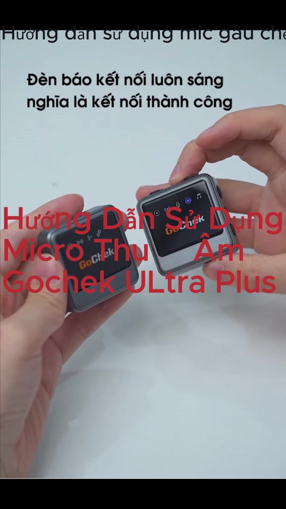 Thiết bị thu âm chuyên nghiệp Gochek tích hợp sử dụng đa thiết bị đa chức năng, Mic thu âm không dây Gochek Ultra Plus | BigBuy360 - bigbuy360.vn