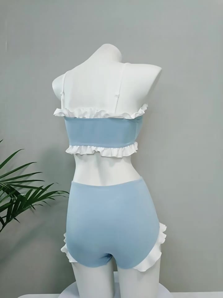 Bikini 2 Mảnh Bộ Đồ Bơi Nữ Đẹp Phong Cách Hàn Quốc (Vàng, Xanh) 159 - HÀNG QC, LOẠI 1 | BigBuy360 - bigbuy360.vn