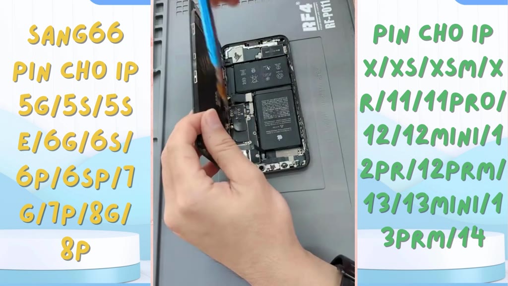 Pin EU Cho iP X/XS/XR/XSMax/11/11Pro/11ProMax/12Pro/12ProMax/13Pro/13ProMax/14Pro/14ProMax/15/15Pro/15ProMax | BigBuy360 - bigbuy360.vn