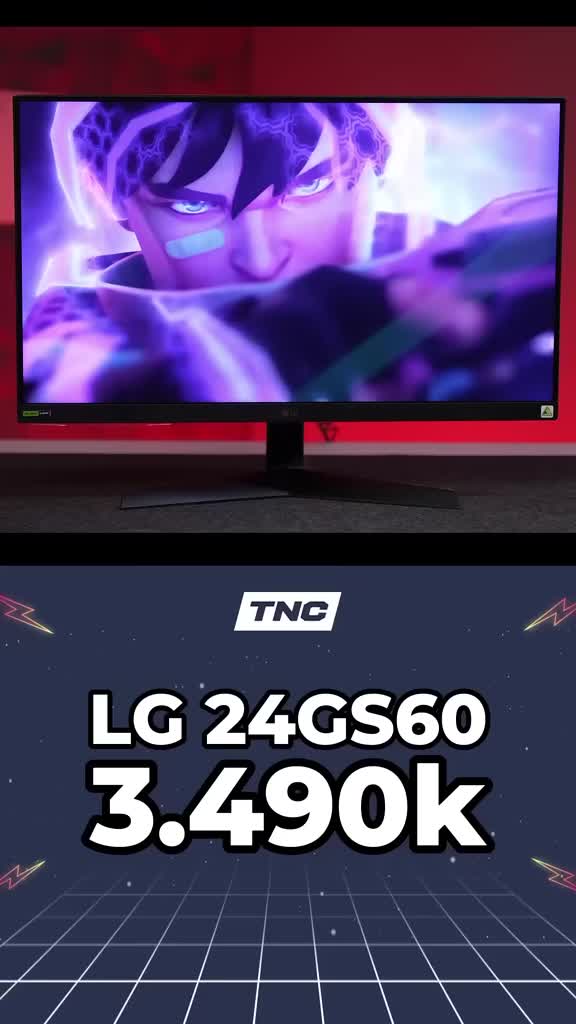 Màn hình LG UltraGear 24GS60F-B 24inch IPS 180Hz HDR10 Freesync FullHD chuyên game New - Hàng Chính Hãng Bảo Hành 2 Năm | BigBuy360 - bigbuy360.vn