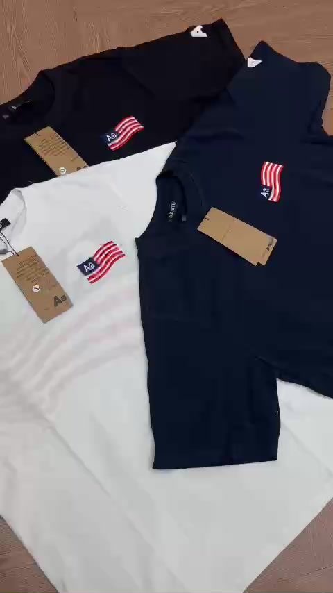 Áo Thun AA Stu Cờ Mỹ Thêu Xù- Áo Thun Nam Nữ Thêu Xù Cao Cấp Chất Cotton 2 Chiều Thoáng Mát | BigBuy360 - bigbuy360.vn