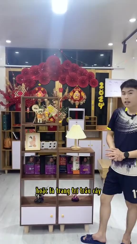 Kệ để đồ kệ sách KÍN LƯNG phong cách Bắc Âu nhiều tầng lắp ghép dễ dàng gỗ MDF phủ Melamine hiện đại ND18 | BigBuy360 - bigbuy360.vn