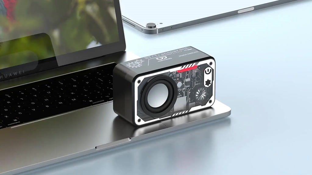 Loa không dây Bluetooth 5.3 GOOJODOQ Thiết kế cơ học có màn hình LED hiển thị thời gian Loa di động | BigBuy360 - bigbuy360.vn