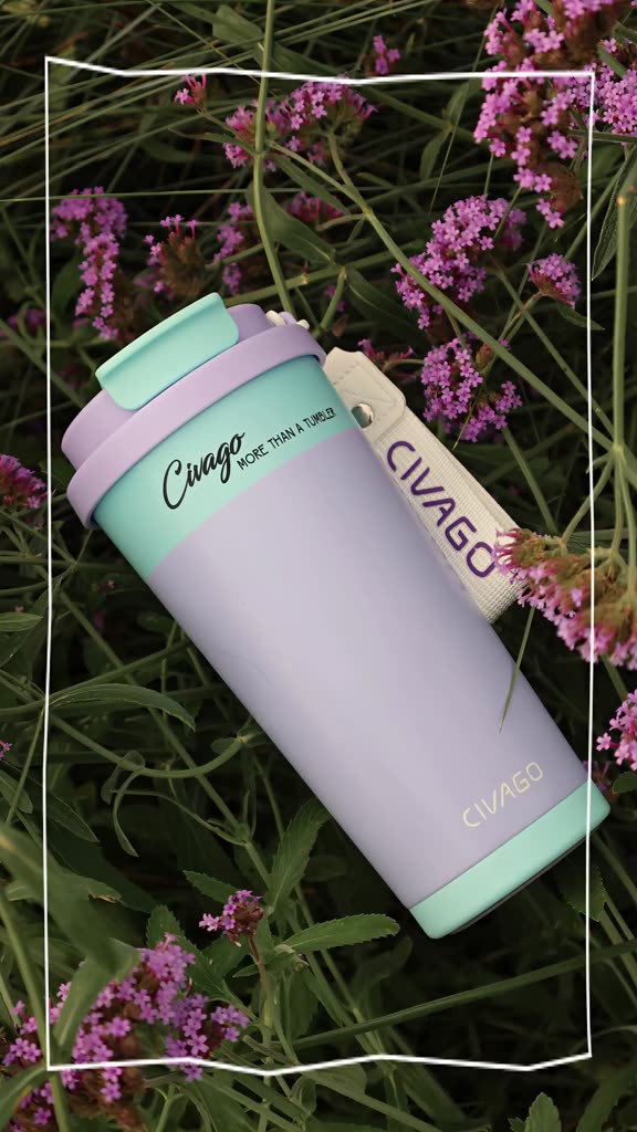 CIVAGO（17OZ）cốc cà phê lõi tráng men chống gỉ 304 hai lớp chân không, dùng ống hút hoặc uống trực tiếp, giữ nóng giữ lạn | BigBuy360 - bigbuy360.vn