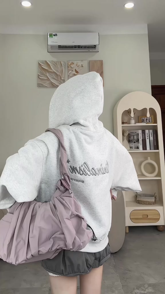 Áo Khoác Hoodie Zip Nỉ Cotton Thêu Nổi NQ30 BLISS Form Boxy Nam Nữ Unisex | BigBuy360 - bigbuy360.vn