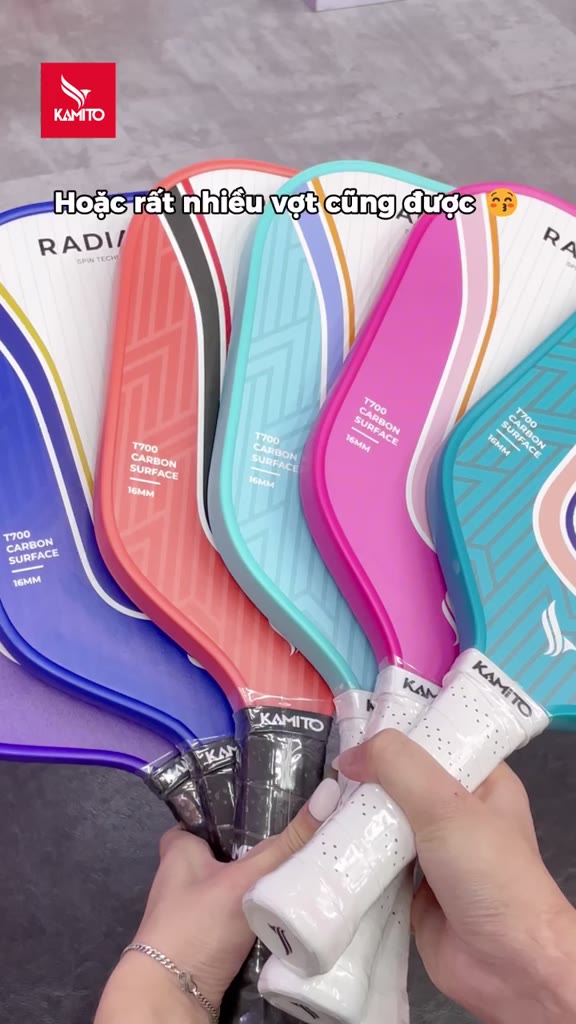 Vợt Pickleball Kamito Radiant, lõi tổ ong, trọng lượng nhẹ dễ kiểm soát và ổn định bóng | BigBuy360 - bigbuy360.vn