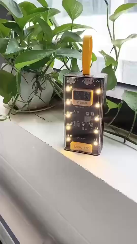 Sạc dự phòng 50.000mAh, sạc điện thoại quạt tích điện, sạc nhanh PD 120W, kèm 4 cáp sạc tích hợp đèn ngủ, an toàn | BigBuy360 - bigbuy360.vn