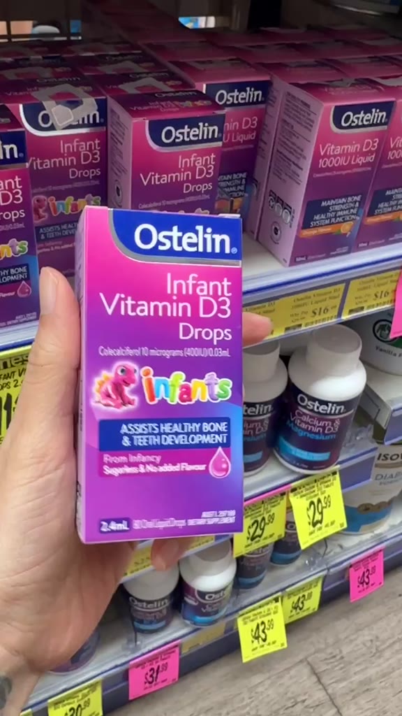 [HÀNG CHUẨN ÚC] [NHIỀU LOẠI] Sản phẩm hỗ trợ chiều cao Calcium& D3 cho bé Ostelin Kids | BigBuy360 - bigbuy360.vn