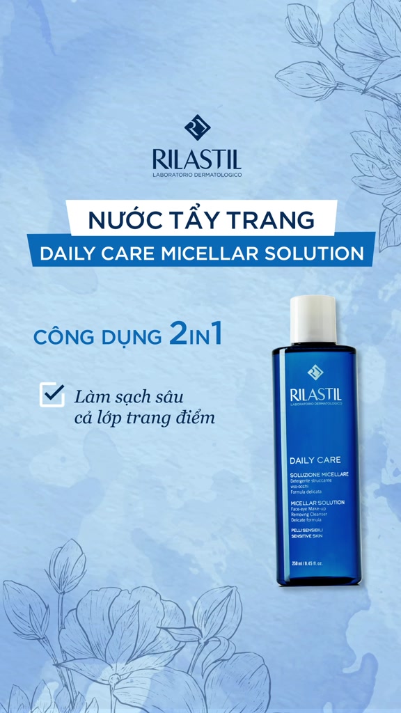 NƯỚC TẨY TRANG  - RILASTIL DAILY CARE MICELLAR SOLUTION 400ML, 100ML, 250ML | BigBuy360 - bigbuy360.vn