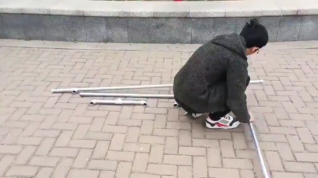 𝐎𝐍𝐋𝐘 Giàn phơi quần áo Ống thép Giá phơi quần áo Chịu gió Sào treo quần áo 3 Cực/2 Cực/1 Cực | BigBuy360 - bigbuy360.vn