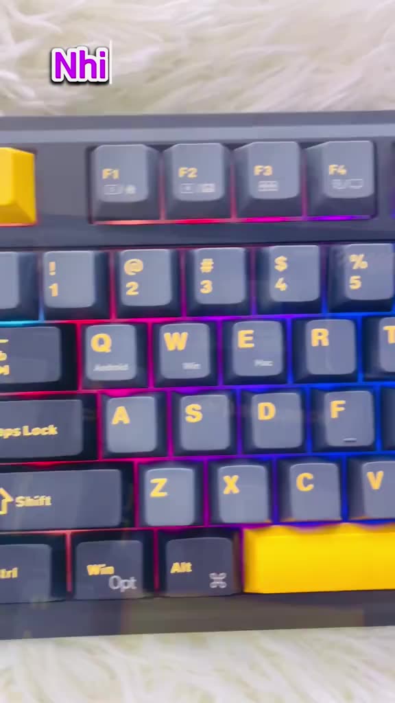 Bàn phím cơ Aula Au75 - 3 mode kết nối - Mạch xuôi - Led RGB - Núm vặn - Có app tùy chỉnh | BigBuy360 - bigbuy360.vn