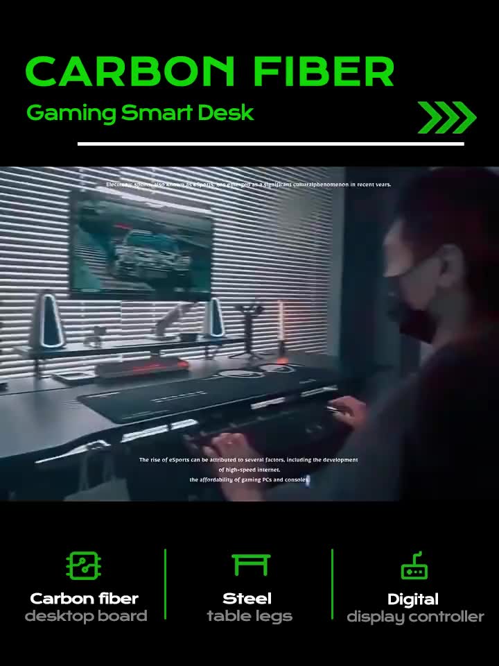 Bàn nâng hạ thông minh Xpanse Z-C8 mặt bàn carbon chống trầy xước | bàn Làm Việc | bàn game gaming | 30 Ngày Thử | BigBuy360 - bigbuy360.vn