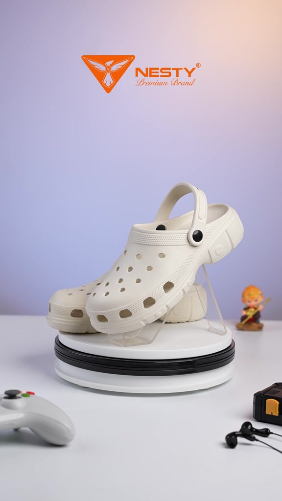 [NE01] [Tặng Charm] Dép Sục Nam Nữ NESTY Kiểu Dáng Basic Đế Mềm Cao 4cm | BigBuy360 - bigbuy360.vn