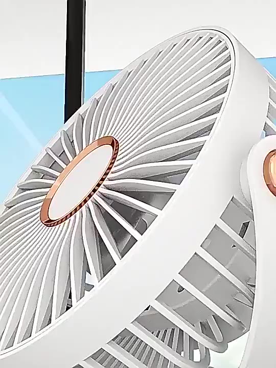 Quạt Mini Kẹp Bàn DIDOOGLT - Quạt Tích Điện Có Đèn 5 Tốc Độ Gió Tiện Lợi | BigBuy360 - bigbuy360.vn