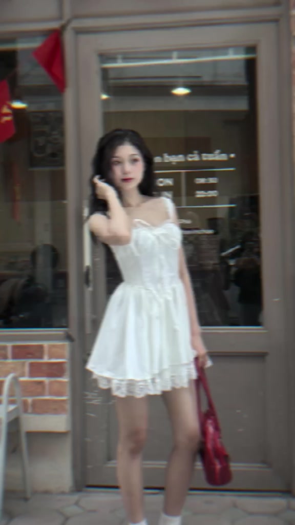 [ẢNH THẬT] Váy Hai Dây Viền Ren Dáng Xòe Ôm Fit Eo Nàng Thơ Siêu Xinh - MAY DRESS | BigBuy360 - bigbuy360.vn