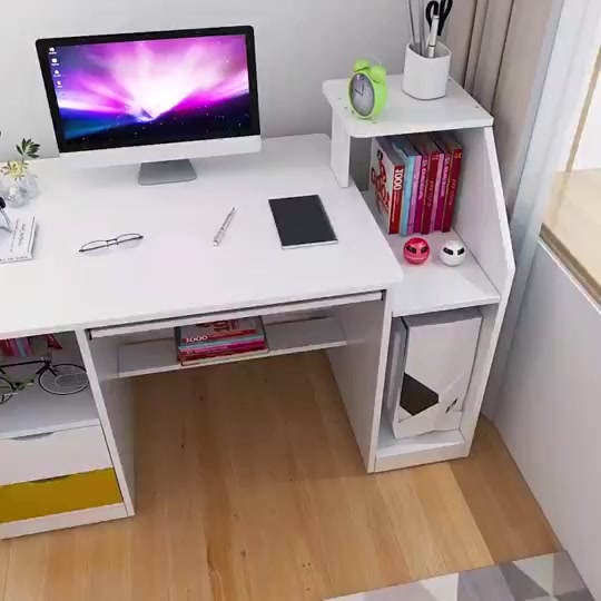 BMZAR Bàn Làm Bàn gaming Việc Bàn học Bàn máy tính tập làm việc hắc chắn Lưu trữ đa dạng Dễ lắp ráp | BigBuy360 - bigbuy360.vn