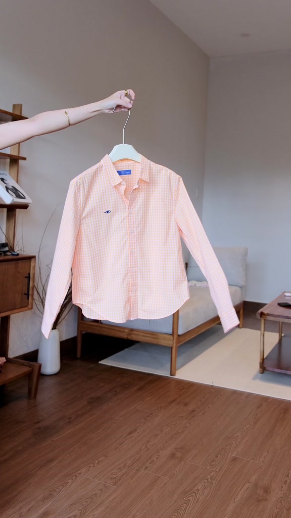 TheBlueTshirt - Áo sơ mi kẻ sọc caro tay dài phom regular cho nữ - Ultimate Classic Shirt - Women | BigBuy360 - bigbuy360.vn