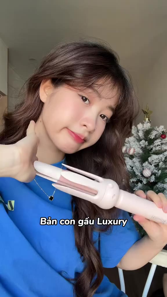 Máy uốn tóc xoăn tự động AKIO BEAUTY chất liệu gốm sứ đường kính uốn 28mm | BigBuy360 - bigbuy360.vn