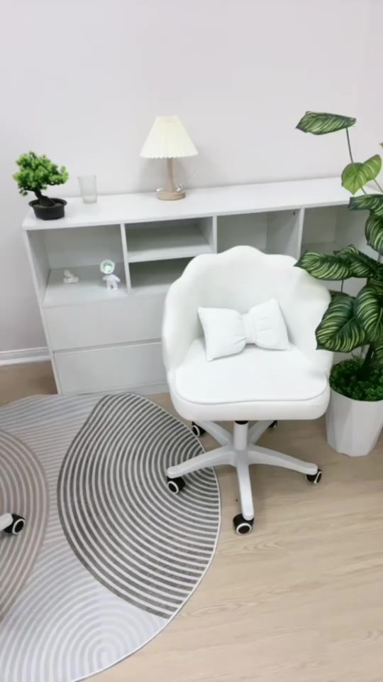 Bmzar Ghế máy tính có thể điều chỉnh, ghế văn phòng thoải mái, ghế trang điểm phòng ngủ, xoay 360 độ | BigBuy360 - bigbuy360.vn