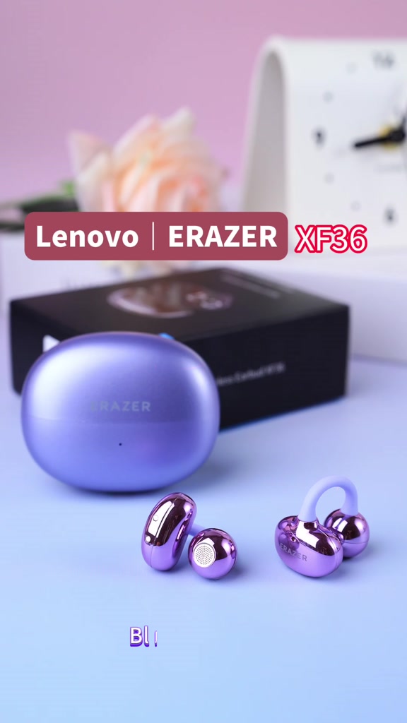 Lenovo ERAZER XF36 Tai Nghe Phiên Dịch Al Dịch thuật thời gian thực thông minh Tai nghe Bluetooth loại bỏ tiếng ồn Tai nghe không dây Bluetooth 6.0 Tai nghe không dây âm thanh nổi HiFi Tai nghe dẫn truyền xương | BigBuy360 - bigbuy360.vn
