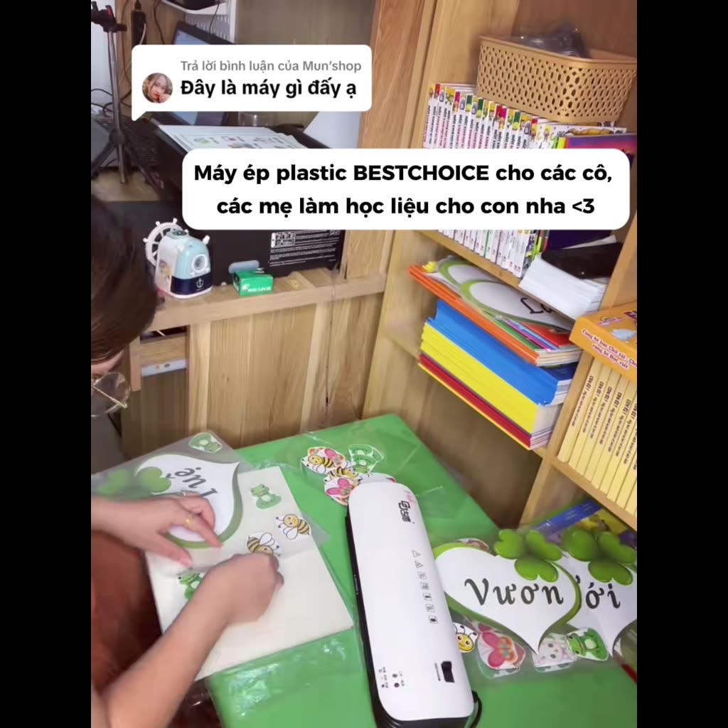 [Tặng màng ép] Máy ép plastic khổ A4 BESTCHOICE - Phù hợp ép màng ảnh, poster, An toàn, dễ sử dụng | BigBuy360 - bigbuy360.vn