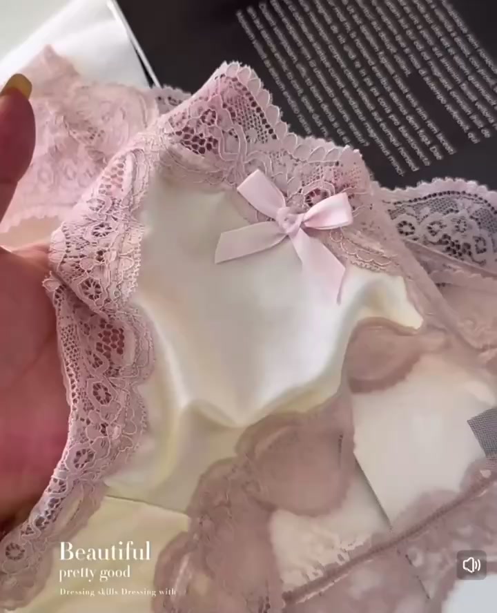Quần Lót Nữ Ren Lụa Satin Sang Trọng Nhẹ Nhàng Kiểu Pháp Sexy Gợi Cảm Hàng Cao Cấp U12 | BigBuy360 - bigbuy360.vn
