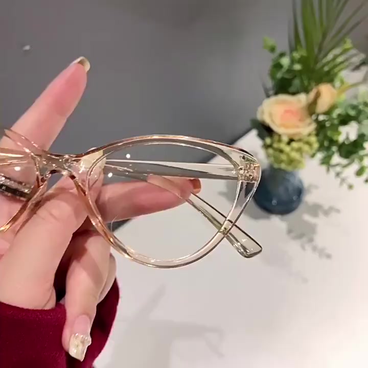 🍥jellycuty🍥 👓Kính thời trang nữ mắt mèo chống ánh sáng xanh và tia UV - Phong cách Hàn Quốc - Kính checkin, du lịch, selfi | BigBuy360 - bigbuy360.vn