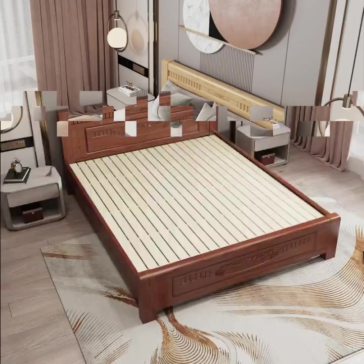 Giường ngủ gỗ sồi,gỗ xoan hiện đại,giường khách sạn,giường gia đình hay sử dụng 1,6mx2m,1,8mx2m | BigBuy360 - bigbuy360.vn