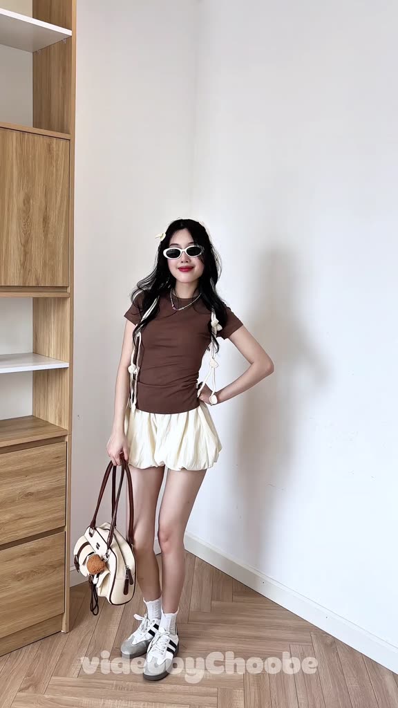 Quần đùi nữ gió lụa Choobe vải gió lụa mềm có lớp lót short cạp chun co giãn tốt QS18 | BigBuy360 - bigbuy360.vn