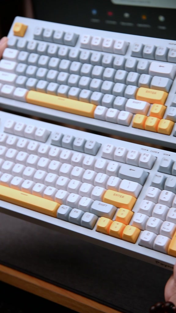 Bàn phím văn phòng P7 Paynan Navy Flow chống ồn kết nối cáp rời 98 phím đèn led rainbow keycap navy xám trắng | BigBuy360 - bigbuy360.vn