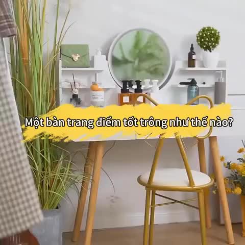 Bali Bộ Bàn Trang Điểm Có Gương Đèn LED 90x40x120cm Thiết Kế Hiện Đại Phù Hợp Mọi Không Gian | BigBuy360 - bigbuy360.vn