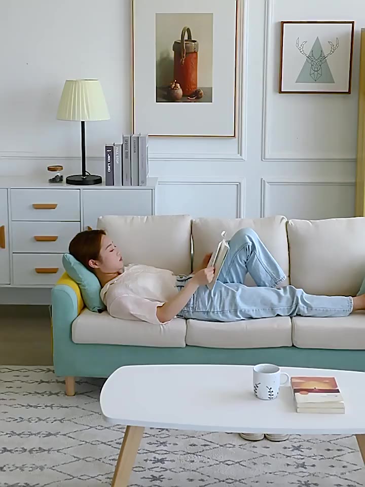 ALVIN sofa bed 1m7 Ghế sofa gỗ- sofa đơn sofa đậu hũ ghế sopha phòng khách,bộ sofa mini Thiết kế đẹp | BigBuy360 - bigbuy360.vn