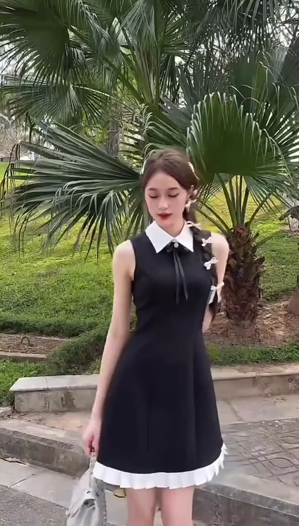 Set váy nữ , Váy polo cổ bể nữ siêu xinh cá tính, lịch sự sang trọng, mặc đi dự tiệc phối váy xếp ly BUN222 | BigBuy360 - bigbuy360.vn