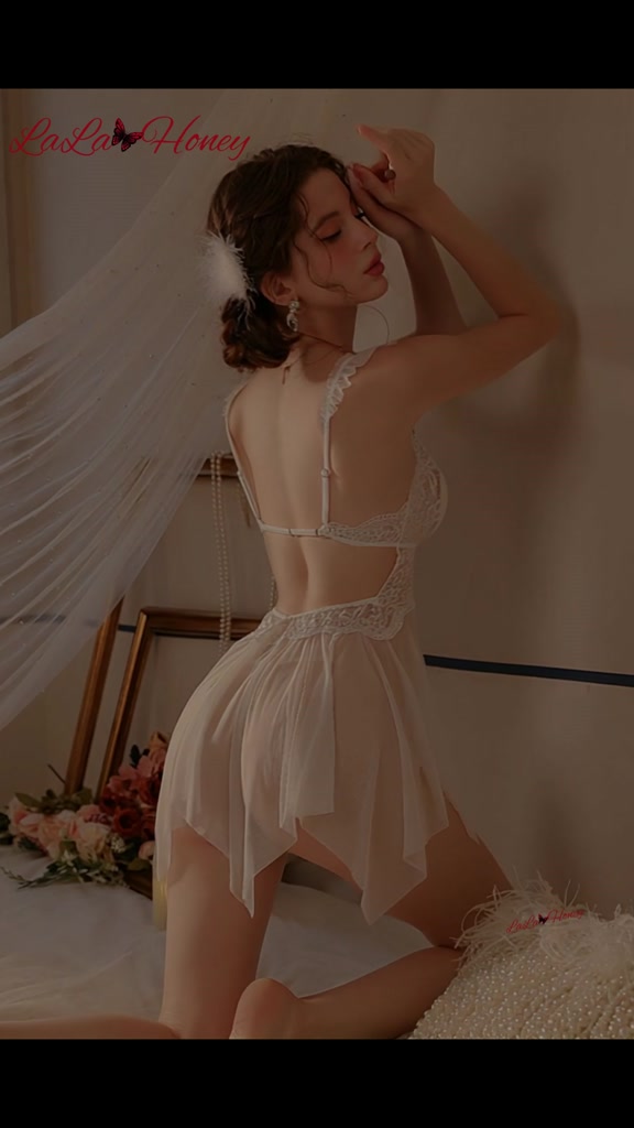 Váy Ngủ 2 Dây Sexy Gợi Cảm Xuyên Thấu Có Đệm Nâng Ngực Khóa Cài Trước Quyến Rũ BẢN CAO CẤP - LALA HONEY | BigBuy360 - bigbuy360.vn