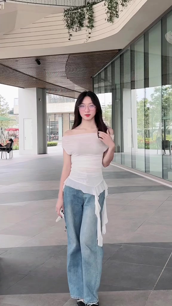 Áo trễ vai thun lưới ôm đi chơi k3 đen/kem bigsize_Orimi 2025 winshop001 | BigBuy360 - bigbuy360.vn