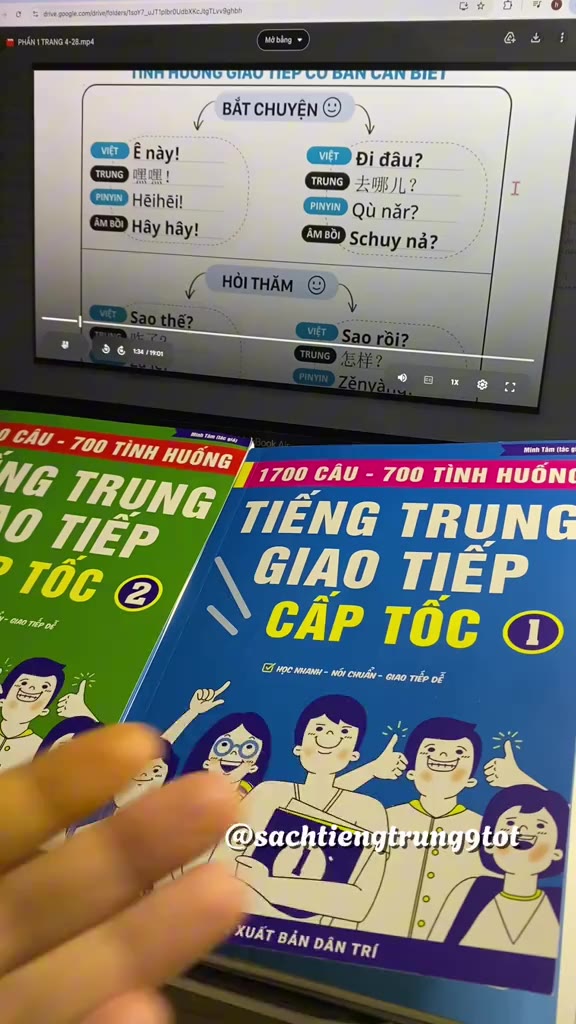 Combo SÁCH GIAO TIẾP TIẾNG TRUNG CẤP TỐC -1700 Câu, 700 Tình Huống (kèm video hướng dẫn) | BigBuy360 - bigbuy360.vn