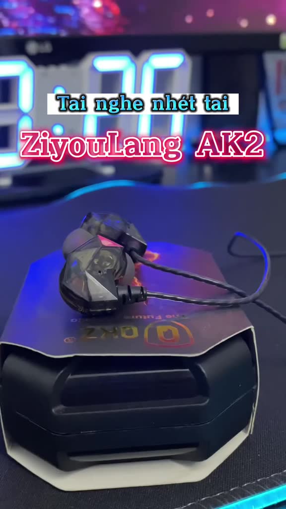 Tai Nghe Phone Nghe Nhạc Chơi Game QKZ AK2 Pro 2025 Mới Nhất Âm Thanh Super Bass, Dây Chống Rối, Có Mic Đàm Thoại | BigBuy360 - bigbuy360.vn