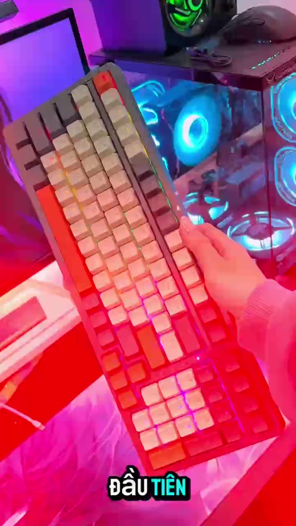 Bàn Phím Cơ Không Dây Hotswap Ziyou K8 Kết Nối Đa Năng 3 Mode, Trục Cơ Red Switch Có Lót Foam Cao Cấp | BigBuy360 - bigbuy360.vn