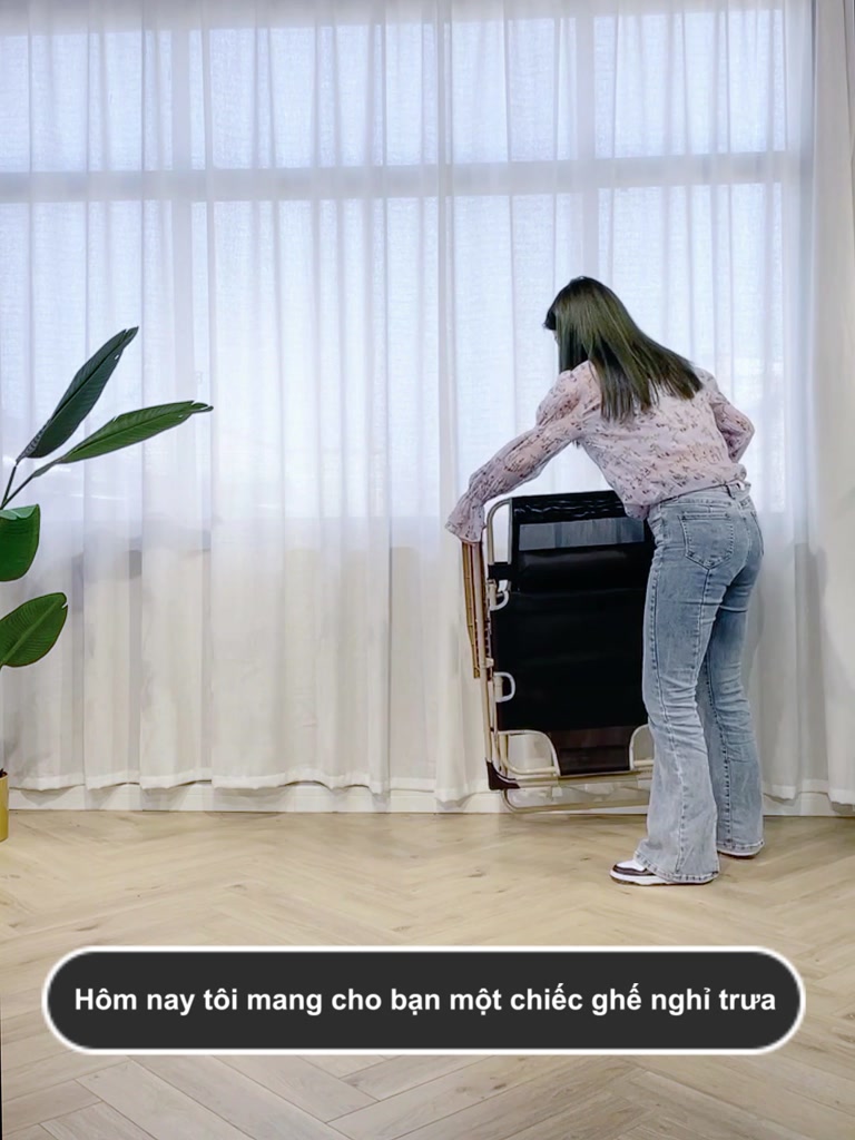 Ghế xếp thư giãn, Ghế lười gấp thành giường Gấp Gọn -Kèm nệm gối cao cấp -Nhôm chịu 400kg | BigBuy360 - bigbuy360.vn