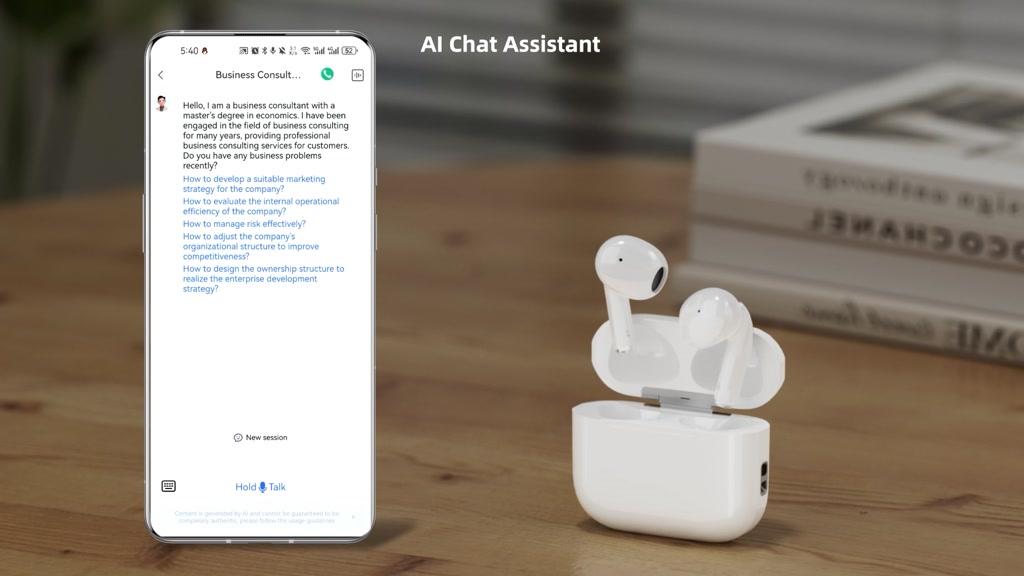 GOOJODOQ Tai nghe Bluetooth không dây TWS 5.3 Dịch thuật AI tiên tiến nhỏ gọn & Hỗ trợ di động 36 ngôn ngữ Dịch - Dịch AITWS | BigBuy360 - bigbuy360.vn