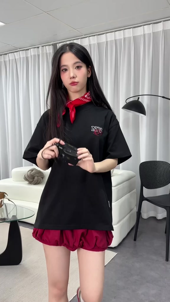 Áo Thun Boxy Couture Nevasome Cotton 250gsm Tay Lỡ Form Boxy Rộng Nam Nữ Cổ Tròn | BigBuy360 - bigbuy360.vn