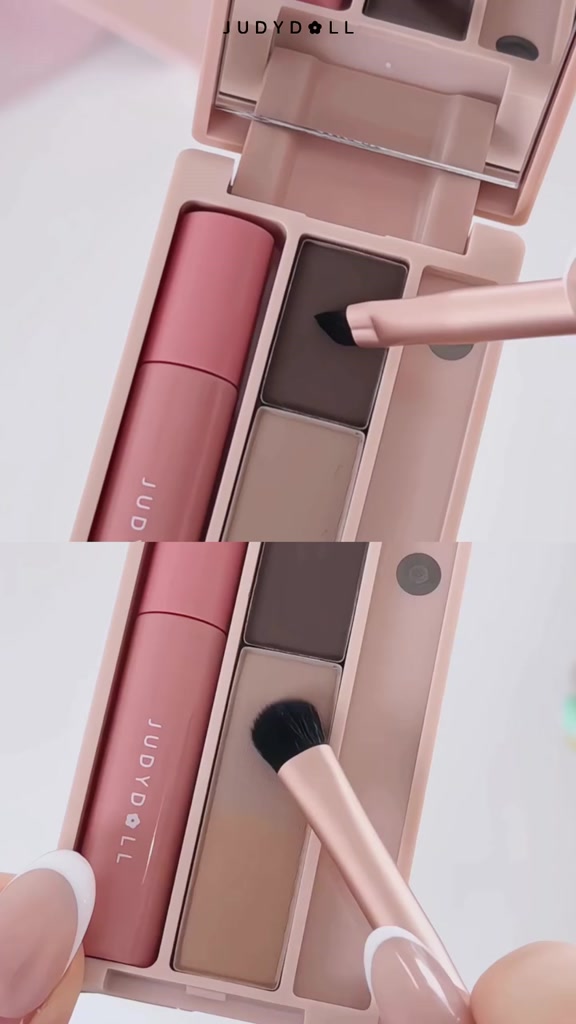 Bảng Phấn Trang Điểm Cầm Tay JUDYDOLL Mini Makeup Palette Đa năng Nhỏ gọn Phấn mắt Kẻ mắt Chân mày Má hồng Tạo khối Bắt sáng Mascara Son kem 10g | BigBuy360 - bigbuy360.vn